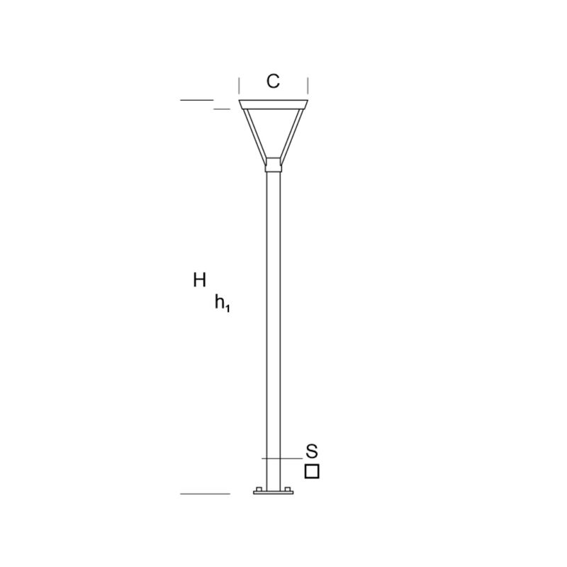 Street lighting pole Walia