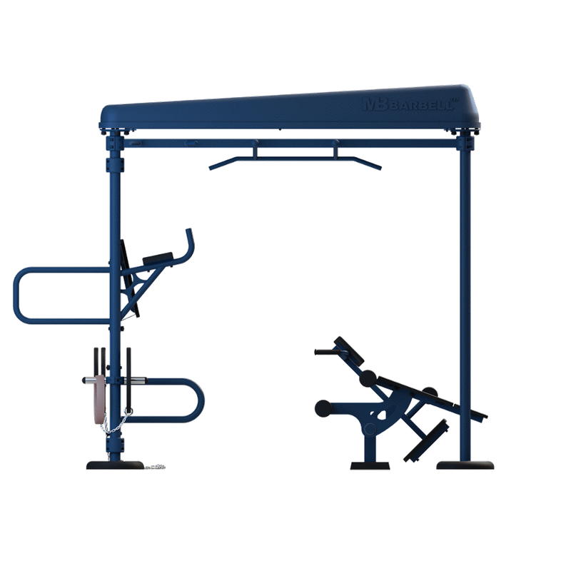 Statie multifunctioneala de antrenament de exterior, 320x193x290 cm, otel