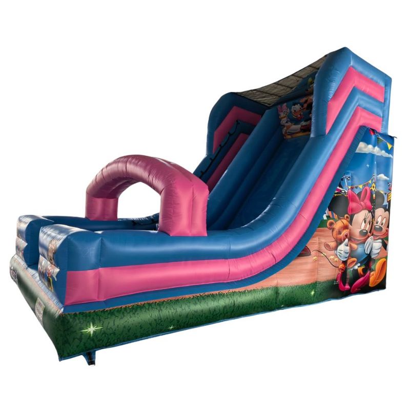 Tobogan gonflabil Cartoon Party, +3 ani, 700x400x600 cm