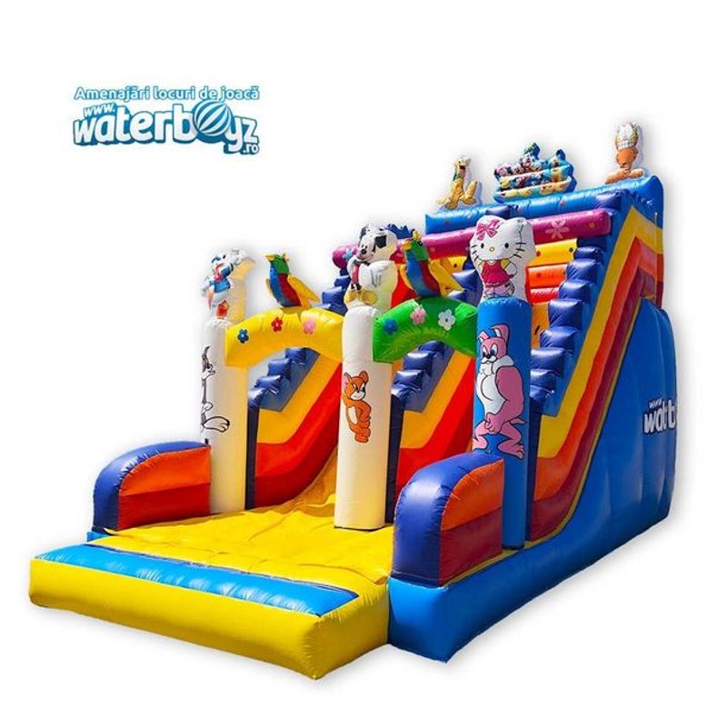 Tobogan Gonflabil Disney World cu o panta