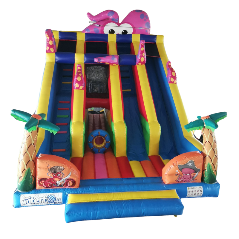 Octopus Inflatable Double Slide