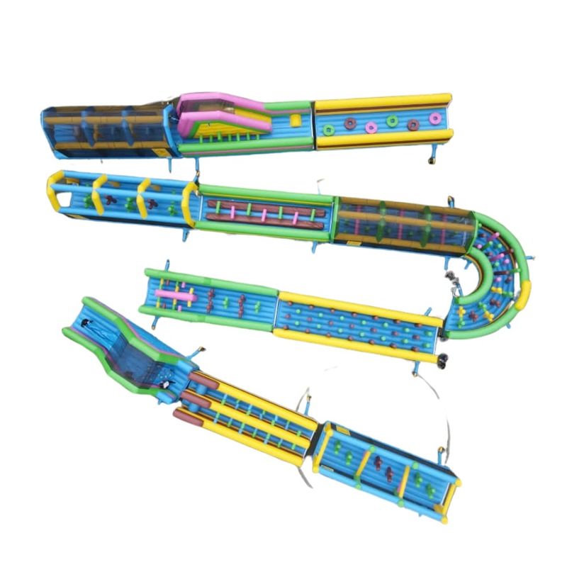 Traseu gonflabil cu obstacole model 3