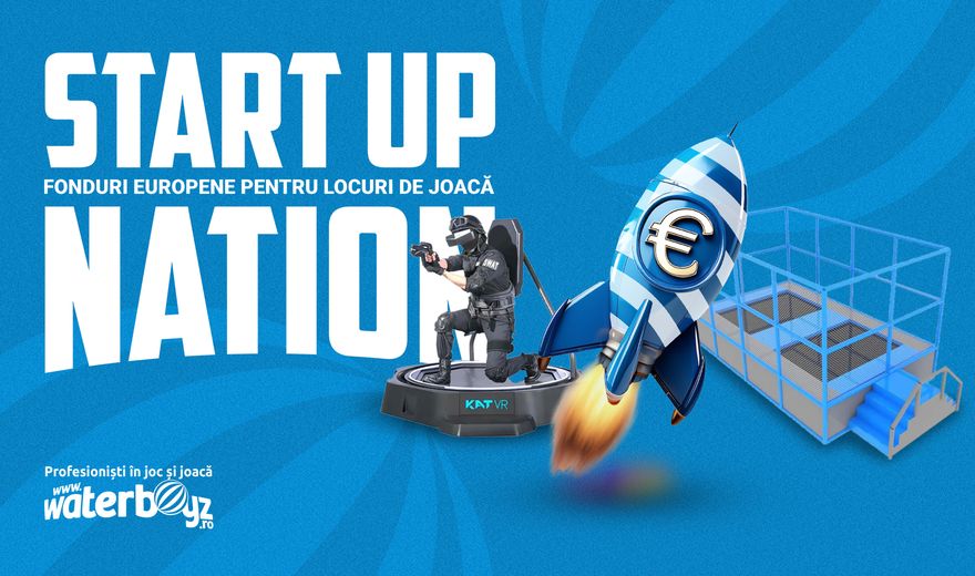 Echipamente pentru locuri de joaca Waterboyz cu finantare Start Up Nation Echipamente pentru locuri de joaca Waterboyz cu finantare Start Up Nation