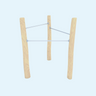 Calisthenics din lemn Robinia Wood Calisthenics din lemn Robinia Wood