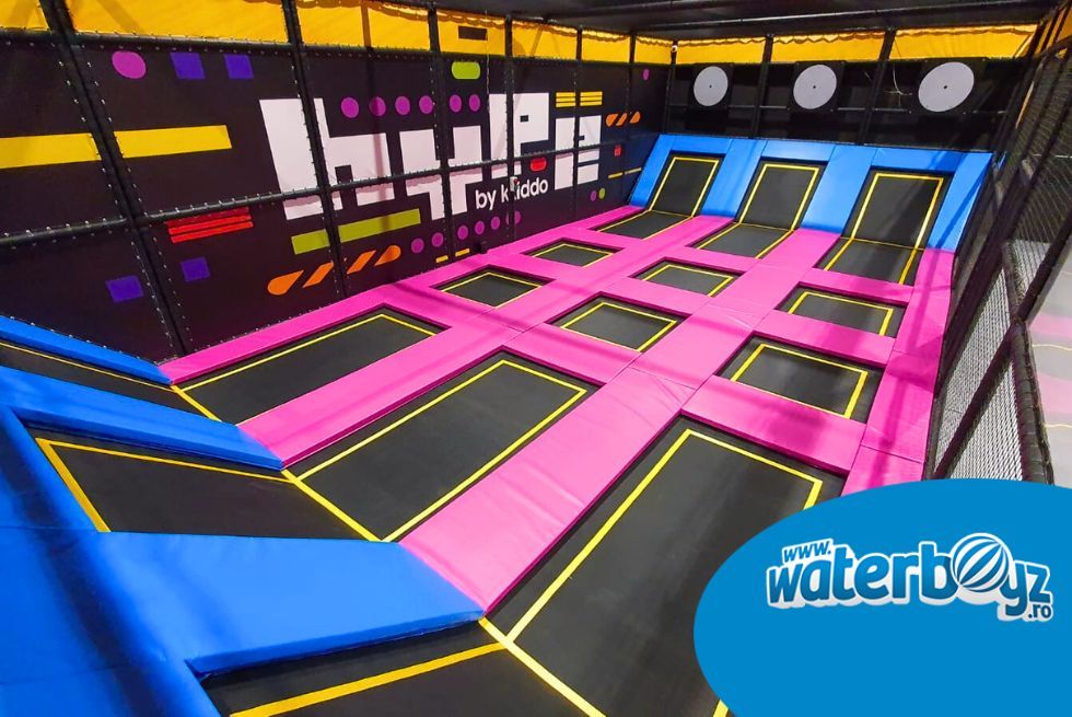 Parcul de trambuline de la Hype Play &ndash; proiect realizat de Waterboyz