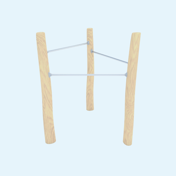 Calisthenics din lemn Robinia Wood