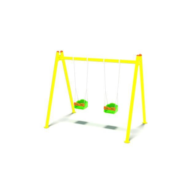 Leagan pentru copii Model 35, 3-12 ani, 320x220x255 cm, galben