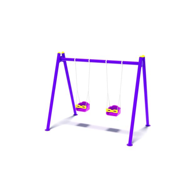 Leagan pentru copii Model 35, 3-12 ani, 310x220x245 cm, mov