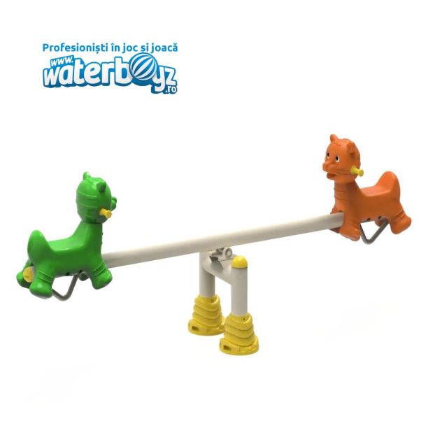 Balansoar dublu pe arc model pisică