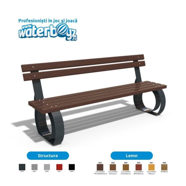 Banca parc Urban Metal model 2