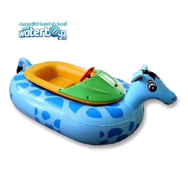 Barcuta gonflabila electrica pentru copii horse