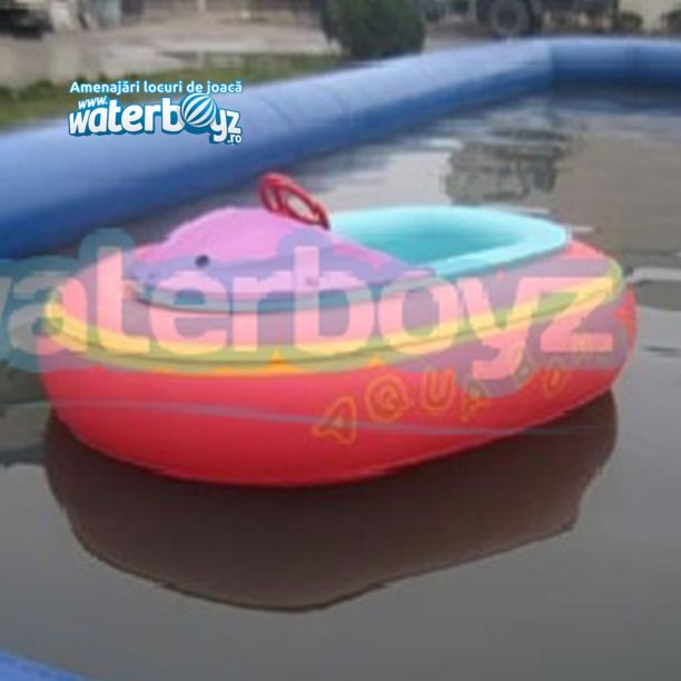 Barcuta gonflabila electrica pentru copii simpla