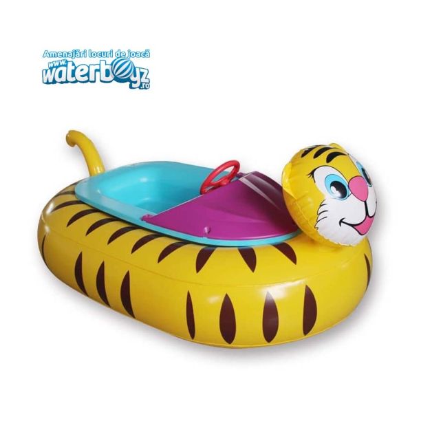 Barcuta gonflabila electrica pentru copii pisicuta