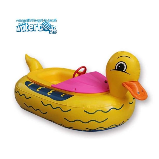 Barcuta gonflabila electrica pentru copii ratusca