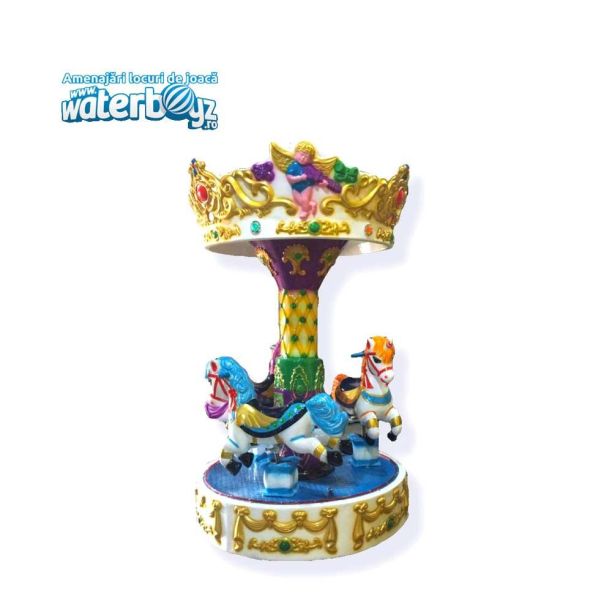 Carusel interactiv pentru copii Golden Ride, 3-12 ani