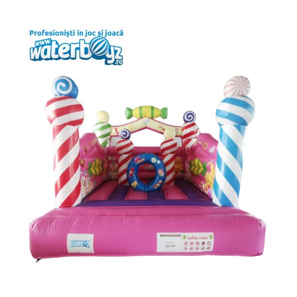 Castel gonflabil profesional Candy cu garantie 12 luni