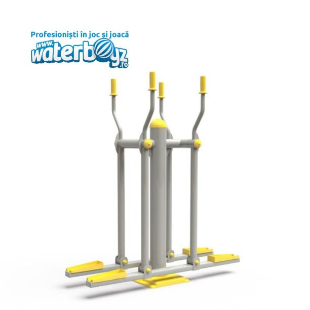 Aparat fitness stepper dublu cu manere model 4