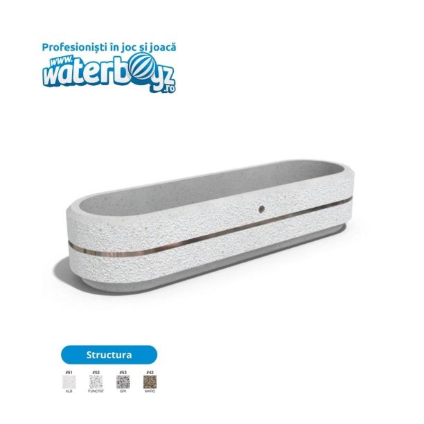 Jardiniera parc Urban Beton 10