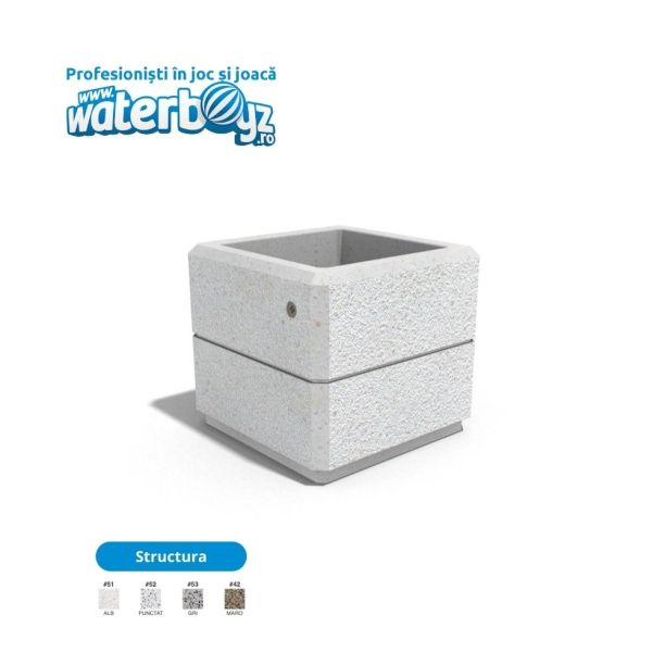 Jardiniera parc Urban Beton 12