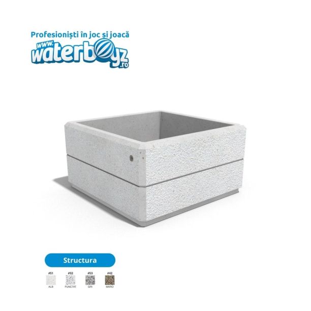 Jardiniera parc Urban Beton 13