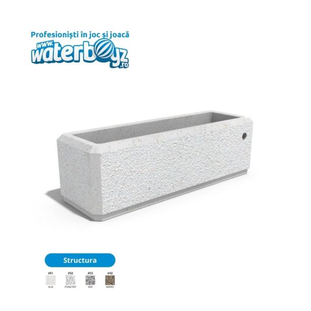 Jardiniera parc Urban Beton 14