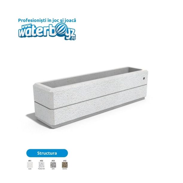 Jardiniera parc Urban Beton 15