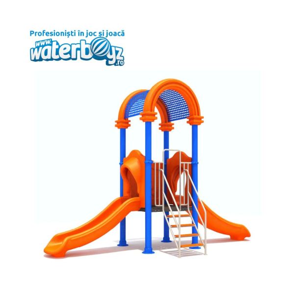 Loc de joaca de exterior Fun Land 7 portocaliu