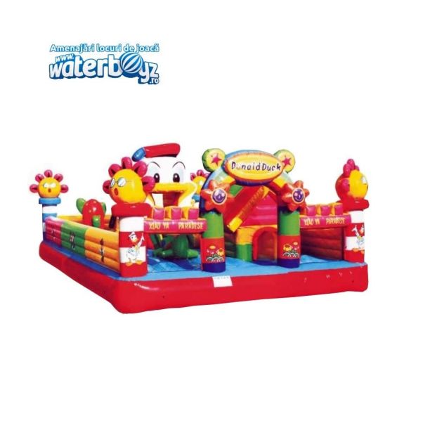 Loc de joaca gonflabil profesional Donald 10x6x4