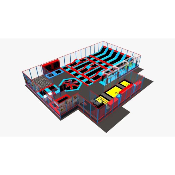 Amenajare la cheie parc de trambuline Model 6, 3-12 ani