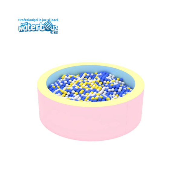Piscina cu bile Soft Play, Round Small, pastel