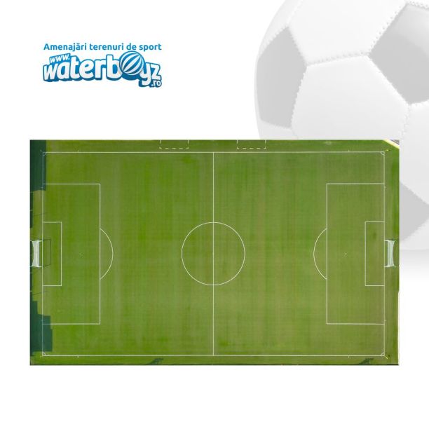 Teren de fotbal cu gazon sintetic