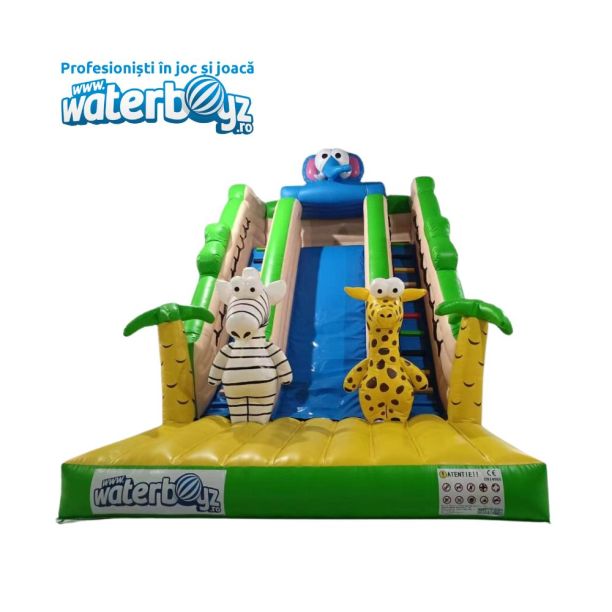 Tobogan gonflabil profesional Zoo 1 cu garantie 12 luni