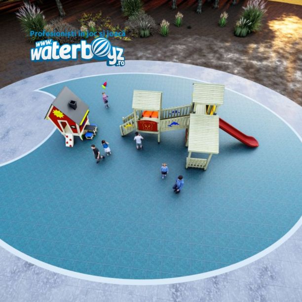 Amenajare completa loc de joaca de exterior la cheie Forest of Fun