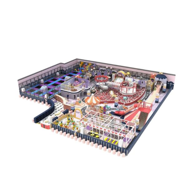 Amenajare completa loc de joaca de interior la cheie Smile Factory, 3-12 ani