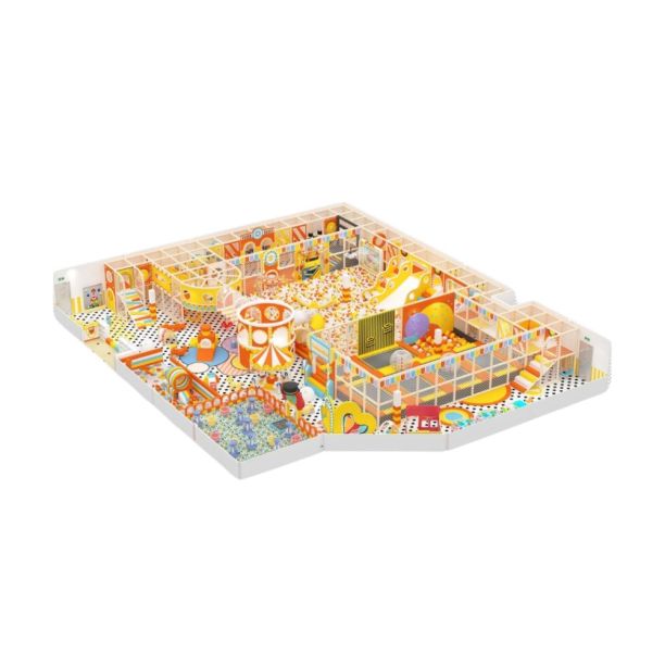Amenajare completa loc de joaca de interior la cheie Sunshine, 3-12 ani