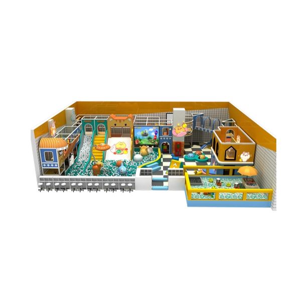 Complete indoor playground designed Kitten