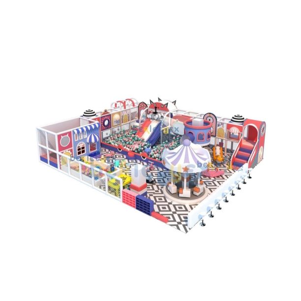 Amenajare completa loc de joaca de interior la cheie Kitty, 3-12 ani