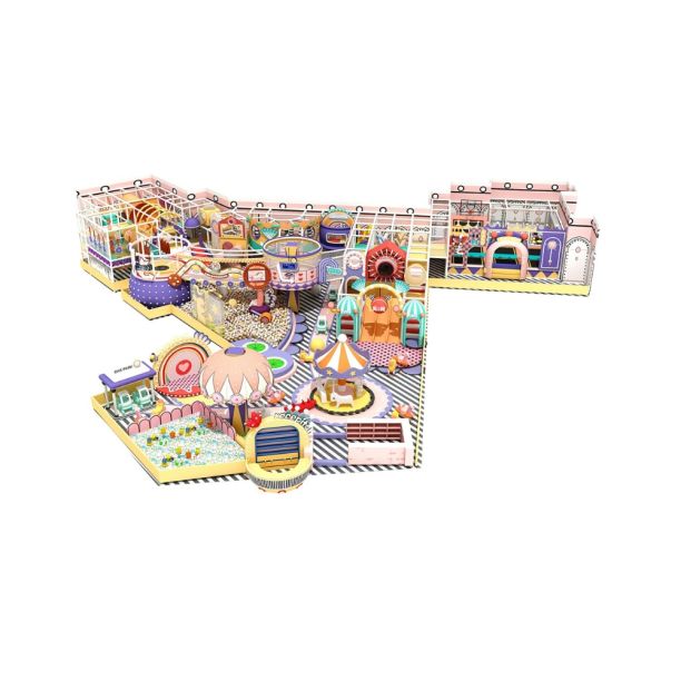 Complete indoor playground designed Strawberry