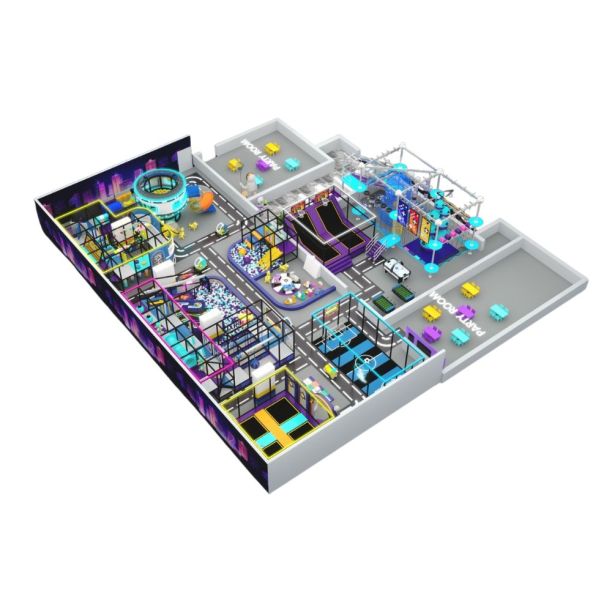 Amenajare completa loc de joaca de interior la cheie Fun Zone, 3-12 ani