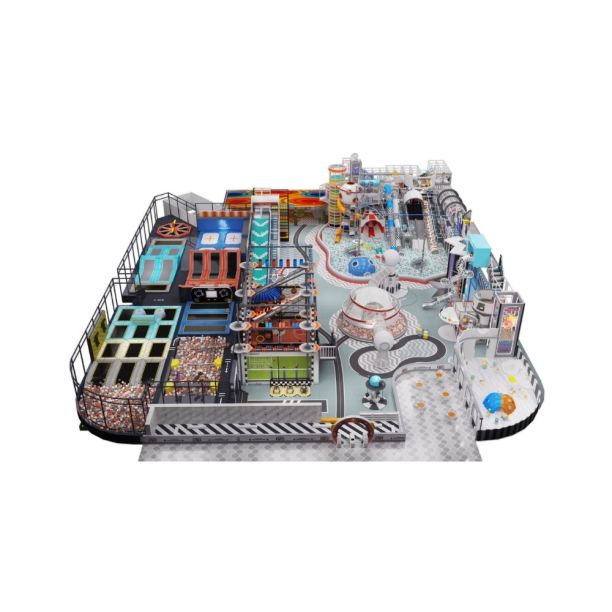 Amenajare completa loc de joaca de interior la cheie Space City, 3-12 ani