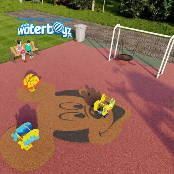 Amenajare completa loc de joaca de exterior la cheie Mickey
