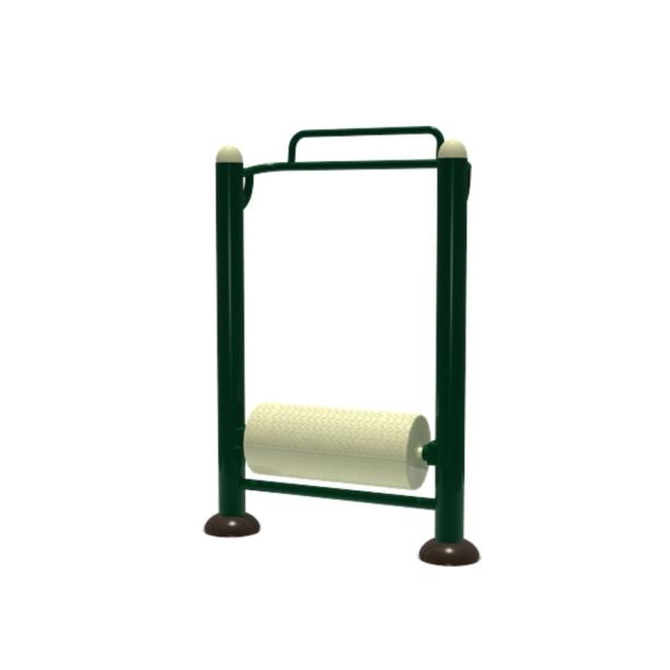 Aparat de fitness rola pentru picioare Model 2 pentru exterior, 120x55x150 cm, metal si plastic LLDPE