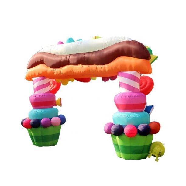 Arcada gonflabila Candy 2 intrare parc