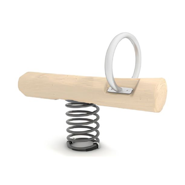 Balansoar pe arc din lemn Robinia pentru exterior, 1-12 ani, 73x36x84 cm