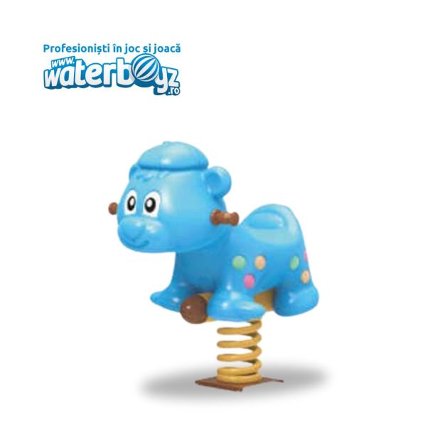 Balansoar pe arc Funny Teddy Blue