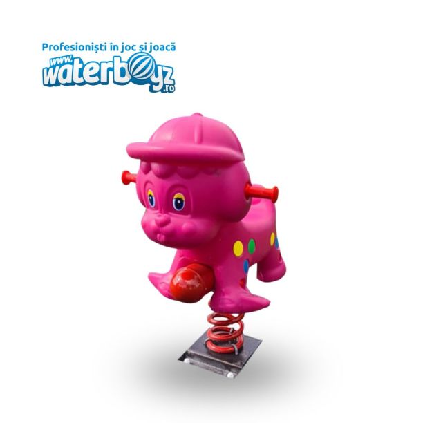 Balansoar pe arc Funny Teddy Roz