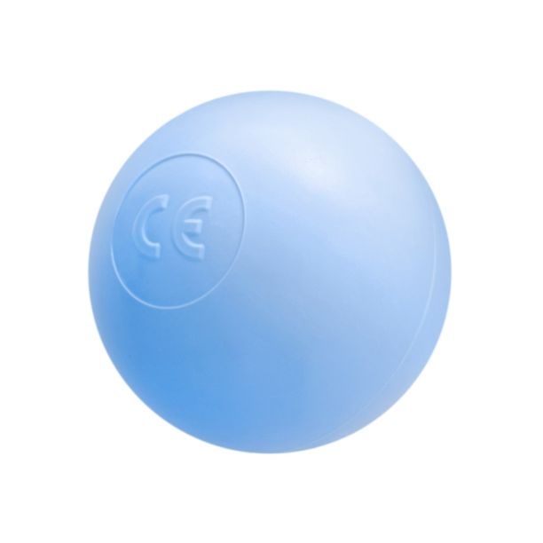 Plastic balls 6 cm light blue