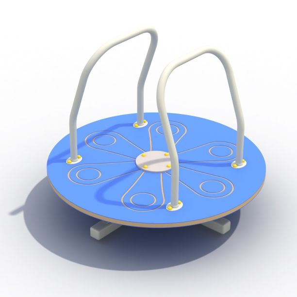 Carusel rotund pentru copii, 3-10 ani, 150x150x100 cm, metal