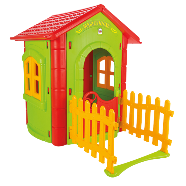 Magic House Playhouse with fence