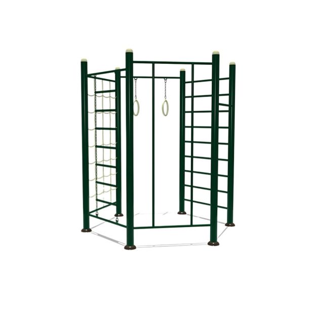 Echipament fitness multifunctional Model 10, exterior, 210x210x260 cm